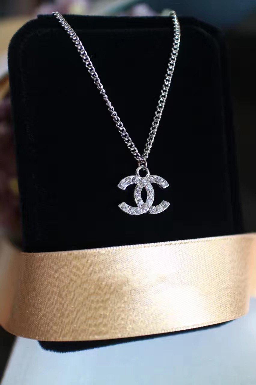 COLLIER DOUBLE C EN ARGENT