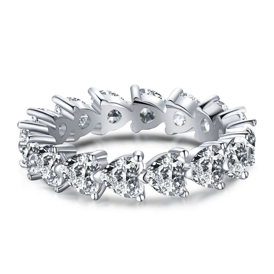 [HOT]0.25 Carat Radiant Romance Heart Cut Lover Ring