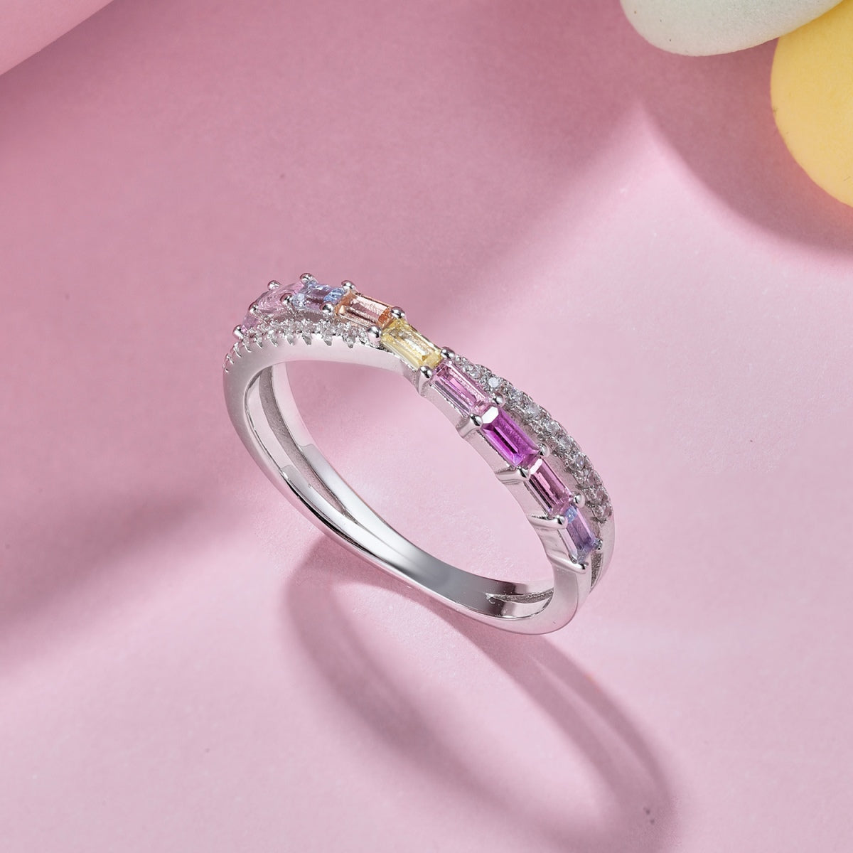 [HOT]Energetic Elegant Radiant Cut Party Ring