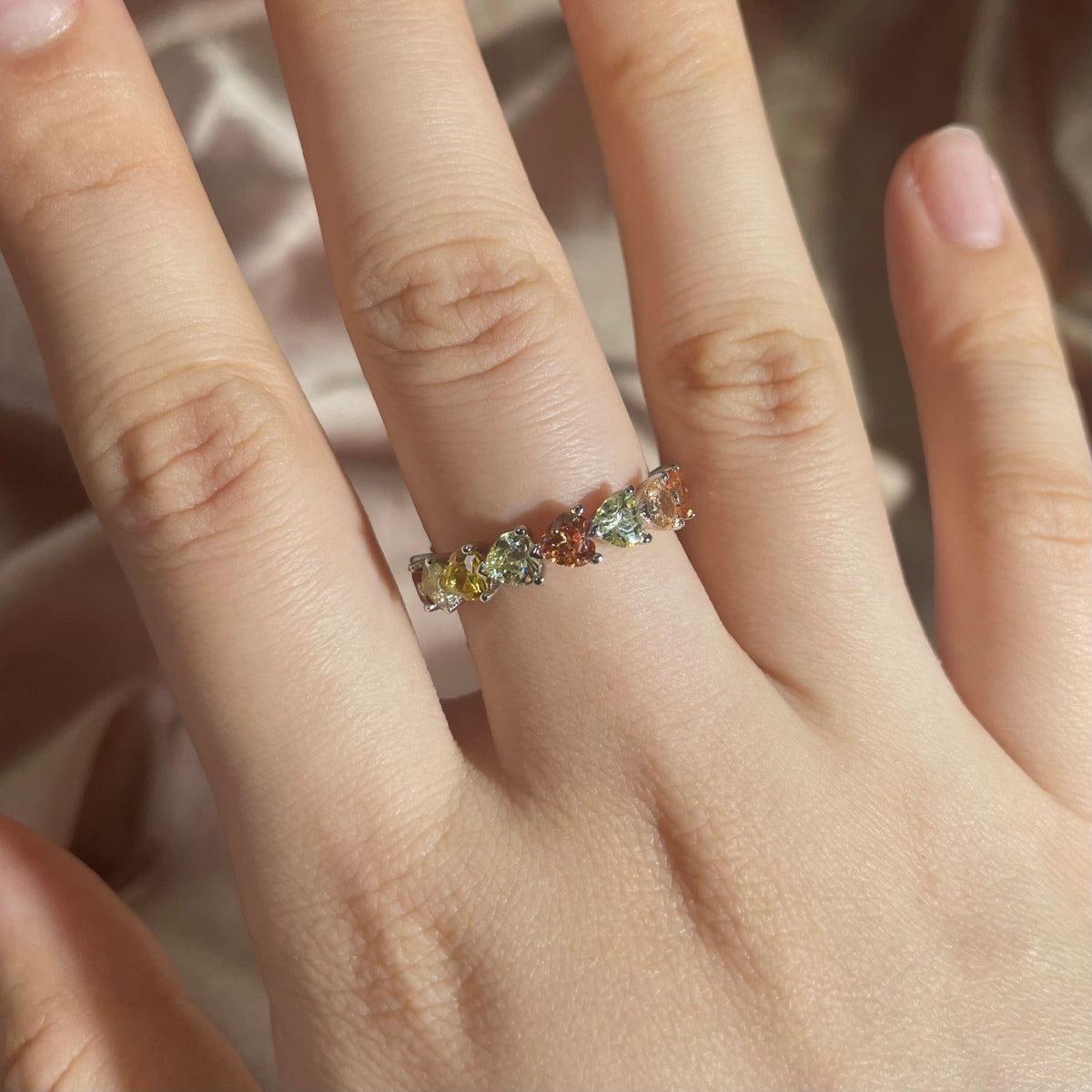 [HOT]0.25 Carat Radiant Romance Heart Cut Lover Ring