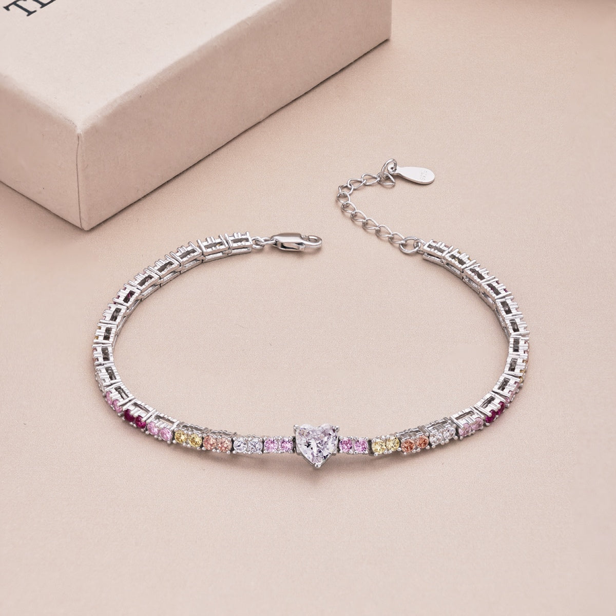 [HOT]Delicate Romantic Heart Shape Lover Bracelet
