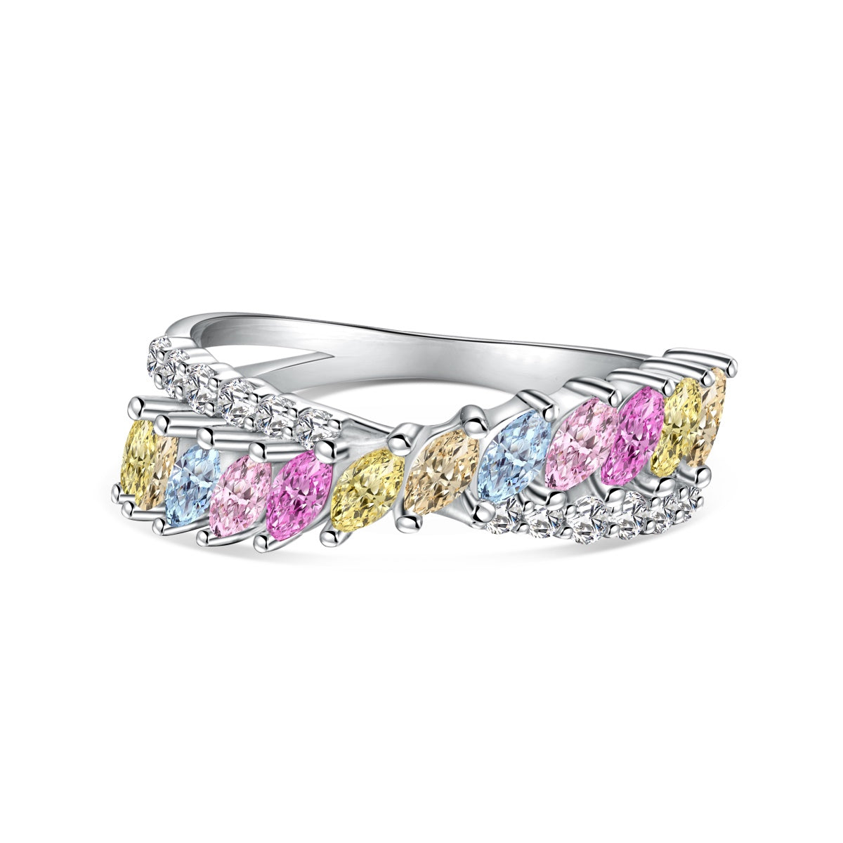 [HOT]Unique Colorful Marquise Cut Daily Ring