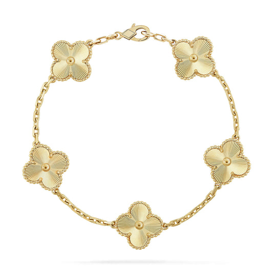 LUXEIFY CLOVER 5 FLOWERS LASER BRACELET