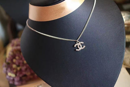 COLLIER DOUBLE C EN ARGENT